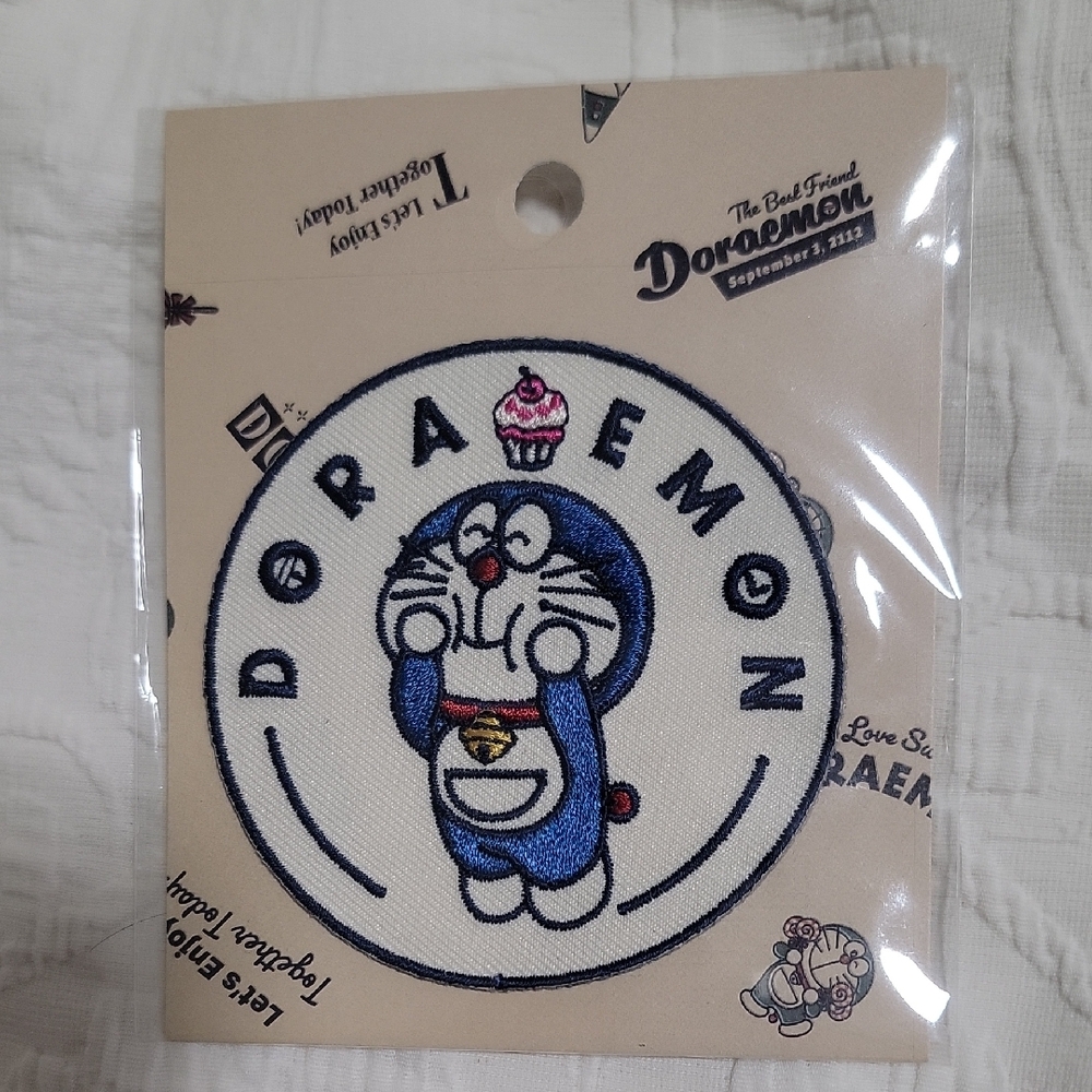 New Authentic The Best Friend Doraemon Embroidered Patch Asia Exclusive